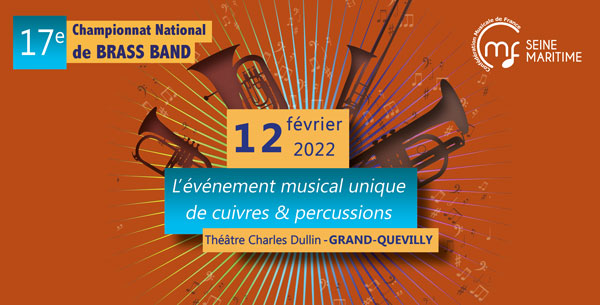 Réservez vos billets pour le Championnat National de Brass Band 2022 et son concert de clôture