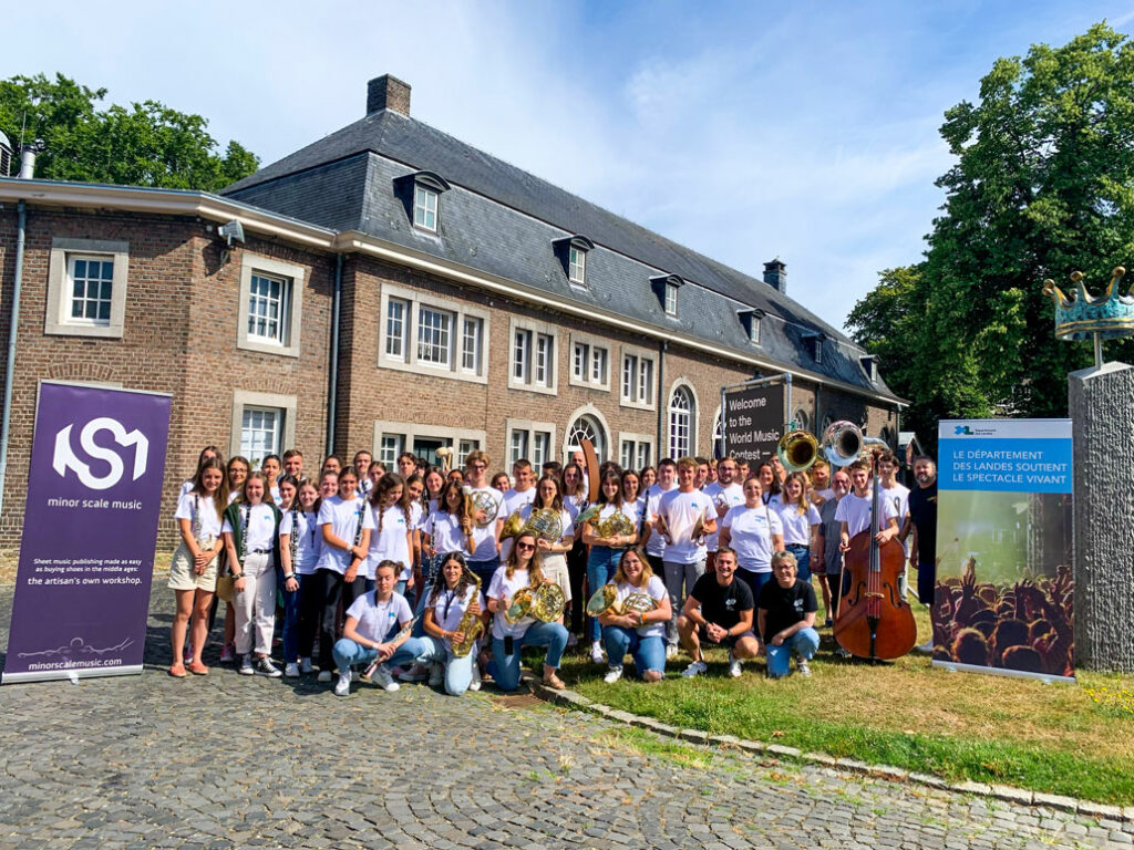 WMC Kerkrade 2022 : 56 jeunes musiciens landais sous la baguette de Johan de Meij à Kerkrade, aux Pays-Bas, pour le World Music Contest !