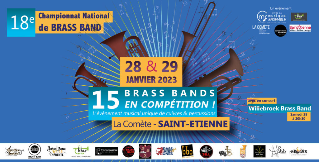 Brass Bands inscrivez-vous au Championnat National de Brass Band 2023 !
