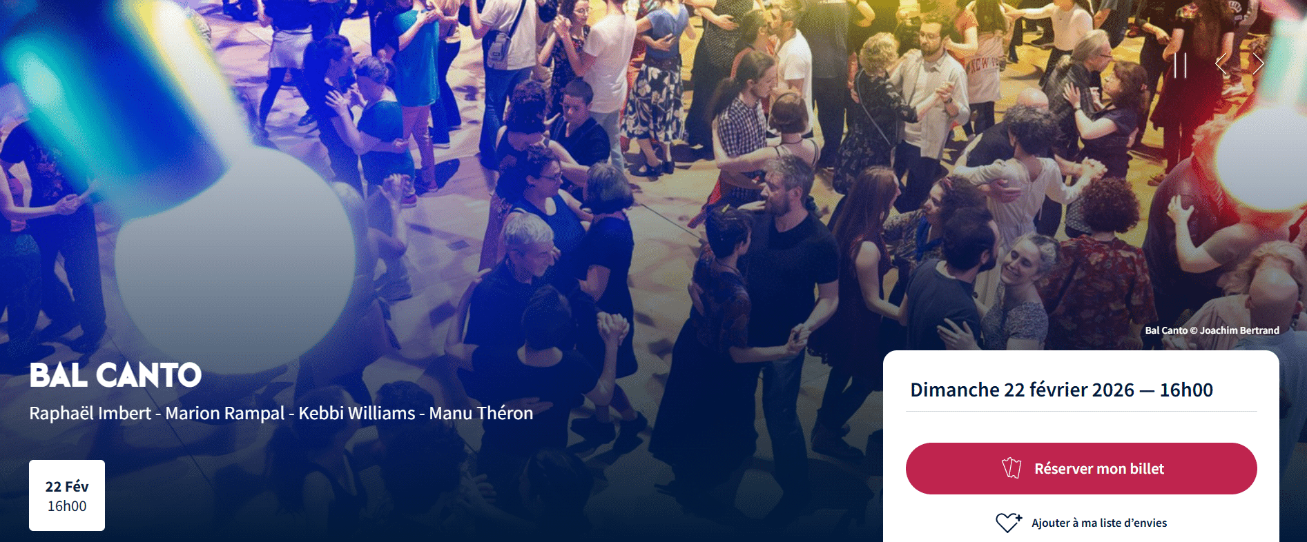 Bal Canto – Appel à manifestation d’intérêt pour les ensembles d’Île-de-France