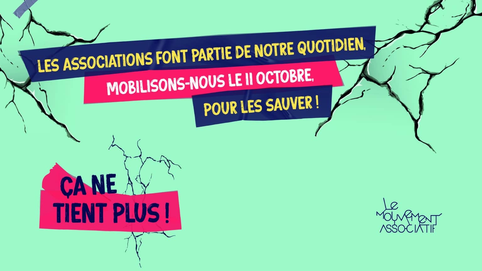 « Ça ne tient plus ! » Rejoignez la mobilisation nationale des associations le samedi 11 octobre 2025